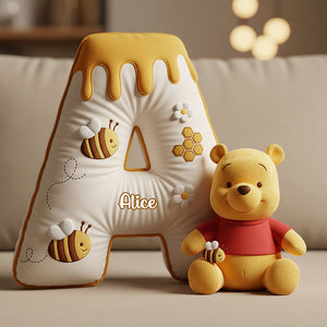 Honey Letter Pillow Personalized Gifts For Kid 05PGDT181125