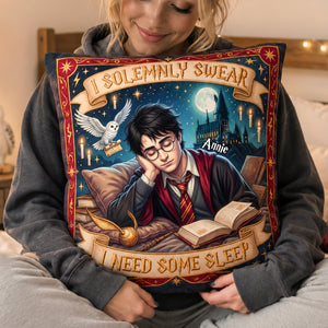 Enchanted Sleep Square Pillow Personalized Gifts for Fantasy Lovers 05TYDH150726