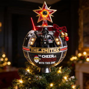 Empire Celebrates The Holidays Tree Topper - Personalized Christmas Gifts For Family 04hadt190826