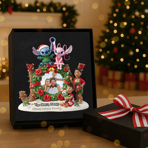 Custom Photo Family Christmas Acrylic Ornament, Personalized Gifts For Family 03kita161025