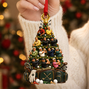 Merry Golfmas Christmas Ornament - Personalized Gifts 09NADH290826