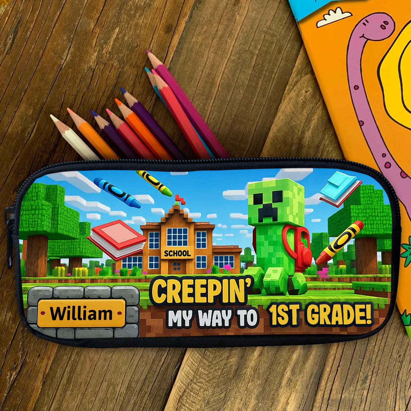 Adventure Starts Pencil Case Personalized Gifts For Kids 01TGDT310725