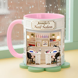 Nail Salon Coffee Accent Mug - Personalized Gifts Her 01nata240126