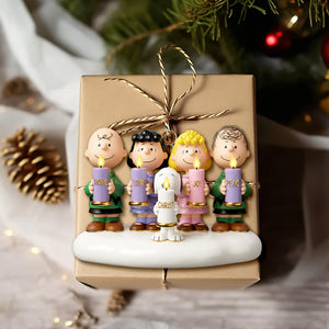 Cute Advent Candles Gang Acrylic Ornament - Personalized Gifts For Christians 08QHLU211025