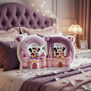 Lovely Couple Alphabet Custom Shaped Pillow - Personalized Gifts For Couple 02ohta131225