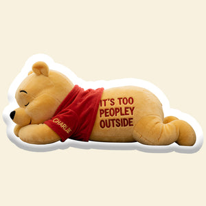 Cute Lazy Pillow, Personalized Gifts For Anti-Social 04qhdt151125