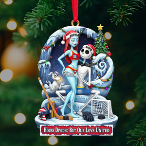 Couple's Hearts United Ornament - Personalized Gift For Couples 03HULU290925