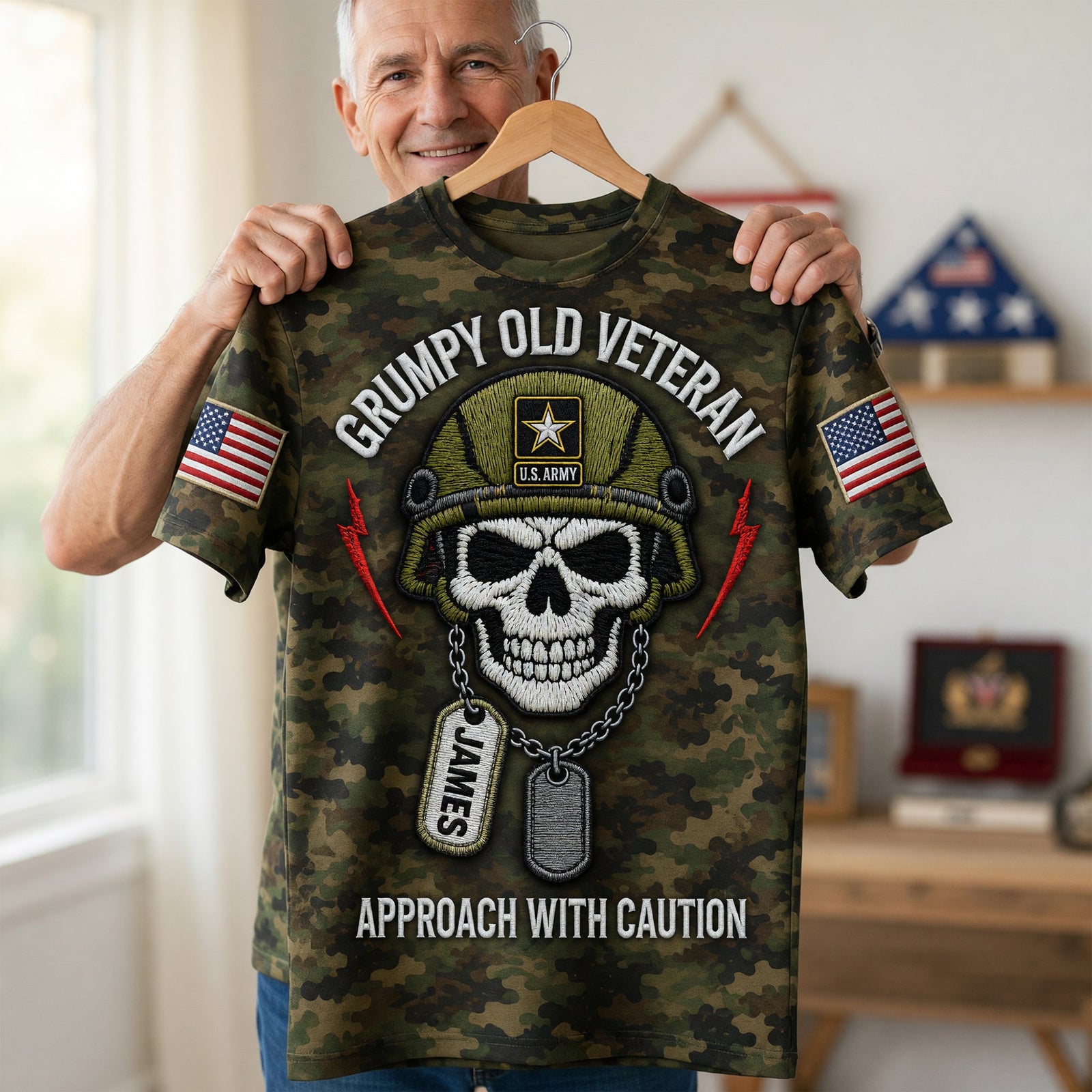 Grumpy Old Veteran Shirt - Personalized Gifts For Veterans 03naqn290526