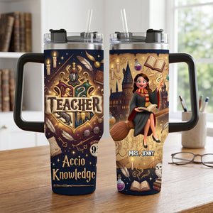 Magical Teacher 40oz Tumbler – Personalized Gifts for Teacher 03natn220626-Homacus