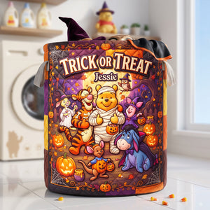 Whimsical Woodland Friend Laundry Basket - Personalized Gift For Halloween 04TYTA050826