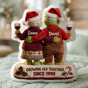 Growing Old Together Pillow  - Personalized Gifts For Couple 03PGTA231026