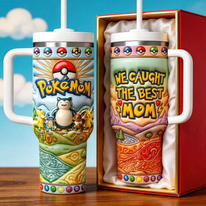 Lovely Magical Mom 40oz Tumbler With Handle - Personalized Gifts For Moms 02QHQN030426