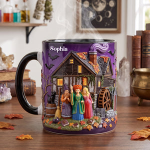Macabre Spell Sisters Coffee Mug - Personalized Gifts For Halloween 02hutn160926