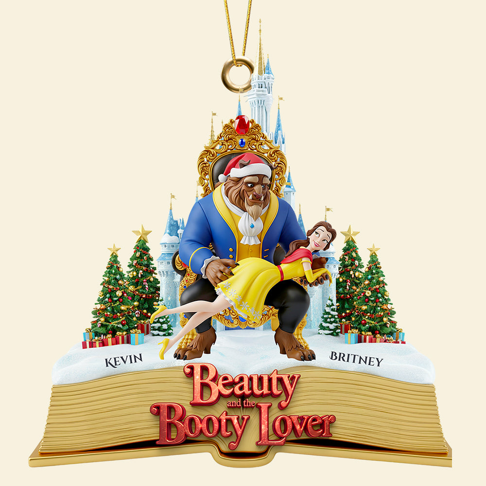 B**ty Lover Christmas Ornament, Personalized Gifts For Couple 04NADT220925