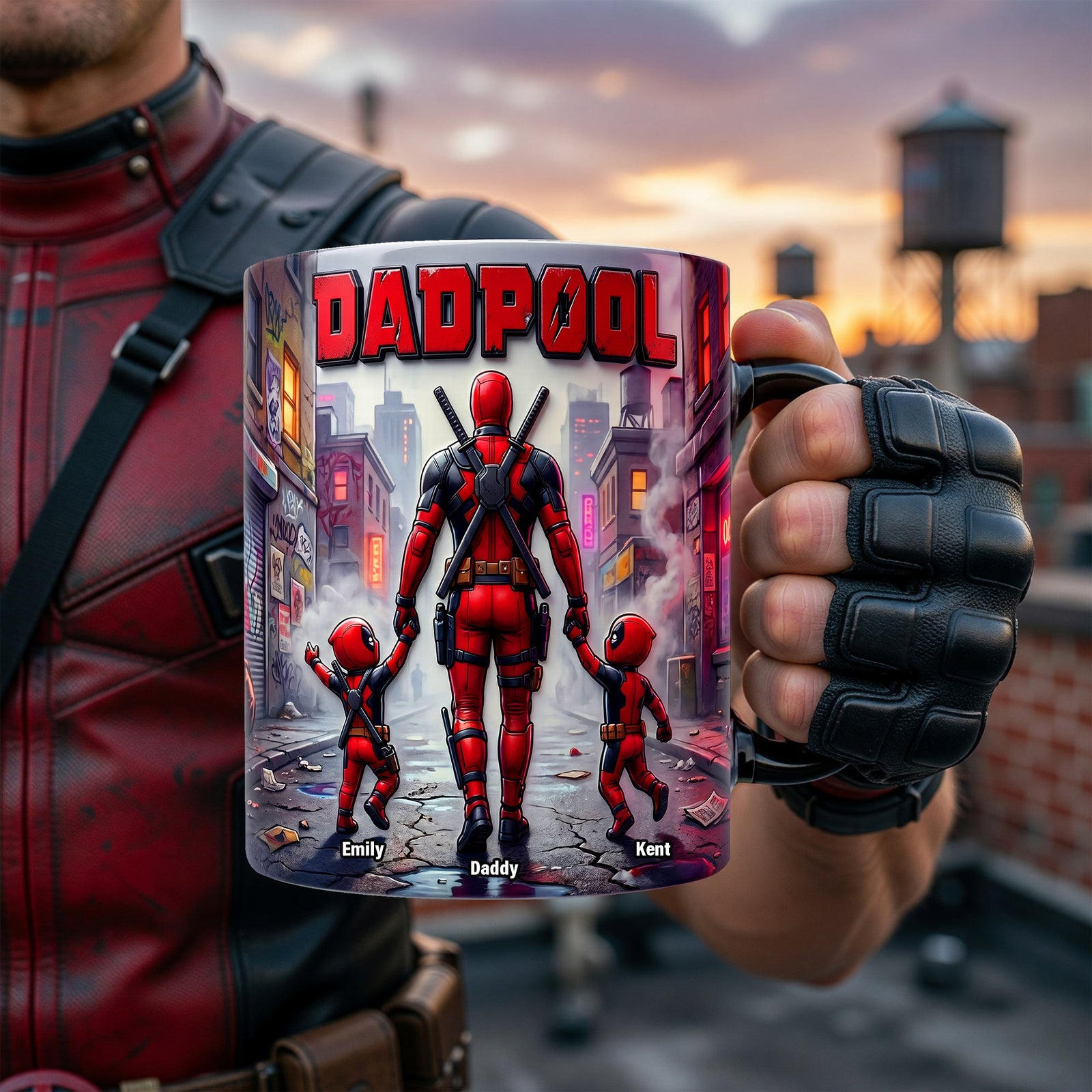 Masked Hero Dad Magic Coffee Mug - Personalized Gifts For Dads 04NAQN040526