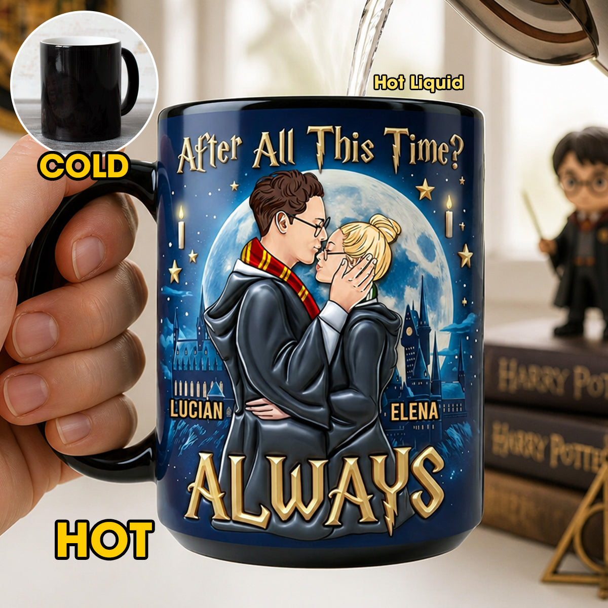Fantasy Wizard Couple Magic Coffee Mug - Personalized Gifts For Couple 02hudt300526