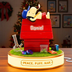 Roof-Top Chill Acrylic Light Box - Personalized Gifts For Stoners 08TOLU041125