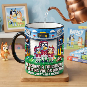 Sport Lover Puppy Kids Magic Ceramic Coffee Mug - Personalized Gifts For Father's Day Magic Mug 02HUTN220426