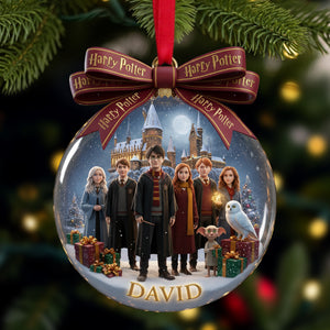 Fantasy Castle Christmas Ornament - Personalized Gifts For Fantasy Lovers 06KILU071025