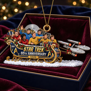 Galactic Sleigh Ride Christmas Ornament - Personalized Gifts 06ohdt091026
