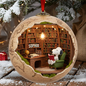 Reading Corner Christmas Ornament - Personalized Gifts For Book Lovers 01toqn221125