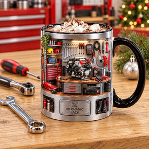 Classic Garage Accent Mug - Personalized Gifts For Mechanic 06ttqn061026