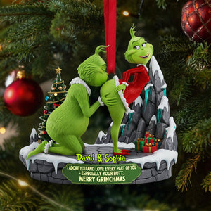 Playful Couple Ornament - Personalized Gifts For Couples 03OHLU150726