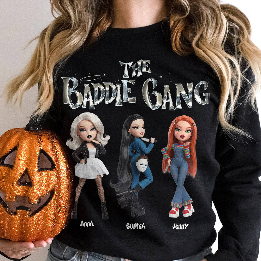 The Baddie Gang Shirt, Personalized Gifts For Horror Fan Friends 03qhtn100925