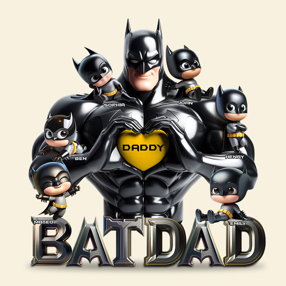 Dark Hero Dad Acrylic Plaque - Personalized Gifts For Father 02OHDT120525-Homacus