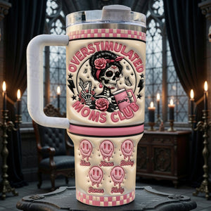 Overstimulated Moms Tumbler Handle - Personalized Gifts For Mom 03QHLU130326