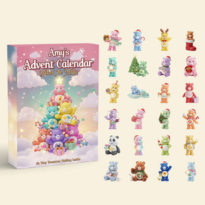 Cute Advent Calendar Custom Acrylic Blind Box, Personalized Gifts For Christmas 04pgta241025
