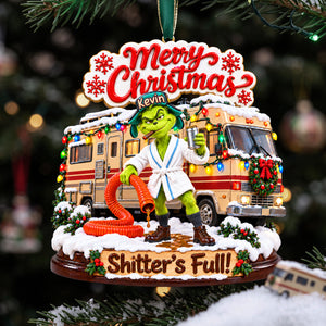 Camping Car Ornament - Personalized Gifts For Comedy Lover Christmas Ornament 04NATA141026