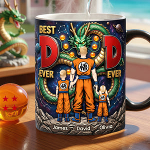 Cosmic Aura Dad Magic Ceramic Coffee Mug - Personalized Gifts For Dad 02HUDT130526