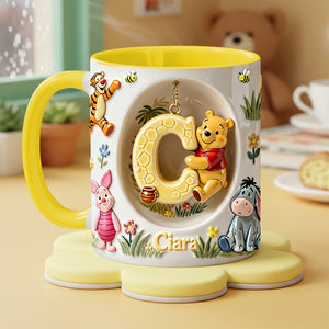 Alphabet Lovely Coffee Accent Mug - Personalized Gifts 02nata170126