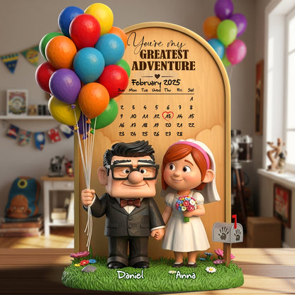 Greatest Adventure Acrylic Plaque - Personalized Anniversary Gifts For Couples 03TOLU190725