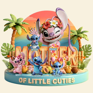 Mother Of Cuties Acrylic Plaque - Personalized Gifts For Mother 04padt260226