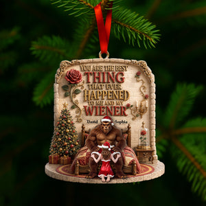My Favorite Love Christmas Ornament - Personalized Gifts For Couple 06OHLU060826
