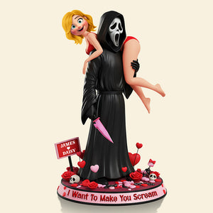 Spooky Romance Acrylic Plaque – Personalized Gifts For Couple 01kita041225