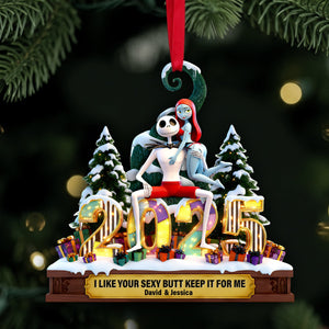 Cheeky Touch Couple Ornament - Personalized Gift For Couples 07OHLU121125