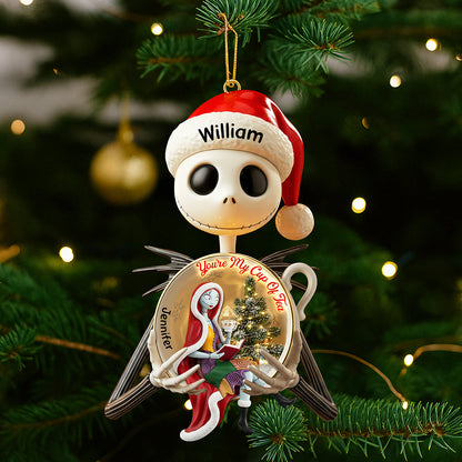 Spooky Love Christmas Ornament – Personalized Gifts For Couple 04paqn170925