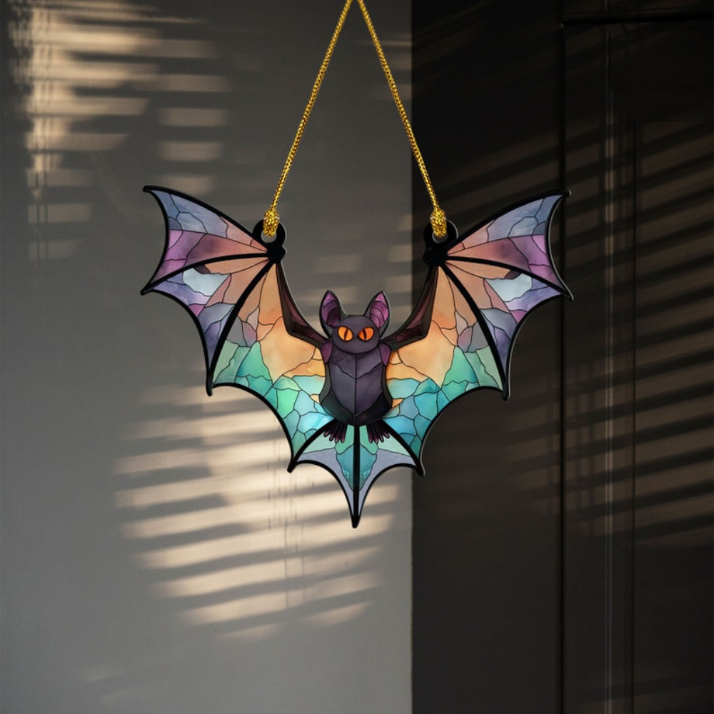 Halloween Bat Suncatcher Ornament 37acxx280824 - Ornament - GoDuckee