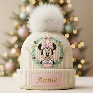 Cute Cartoon Bobble Beanie Hat - Personalized Gifts For Kids 04pgqn131025
