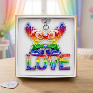 Lgbt Experiment Couple Keychain Personalized Gifts For Couple 031ohdt230525-Homacus