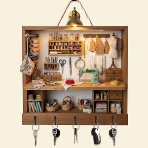 Sewing Nook Key Hanger - Personalized Gift For Sewing Lover 01HYTN111225