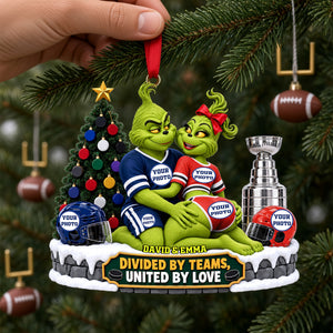 Rival Teams Christmas Ornament - Personalized Gifts For Sport Couple 03ohlu211026