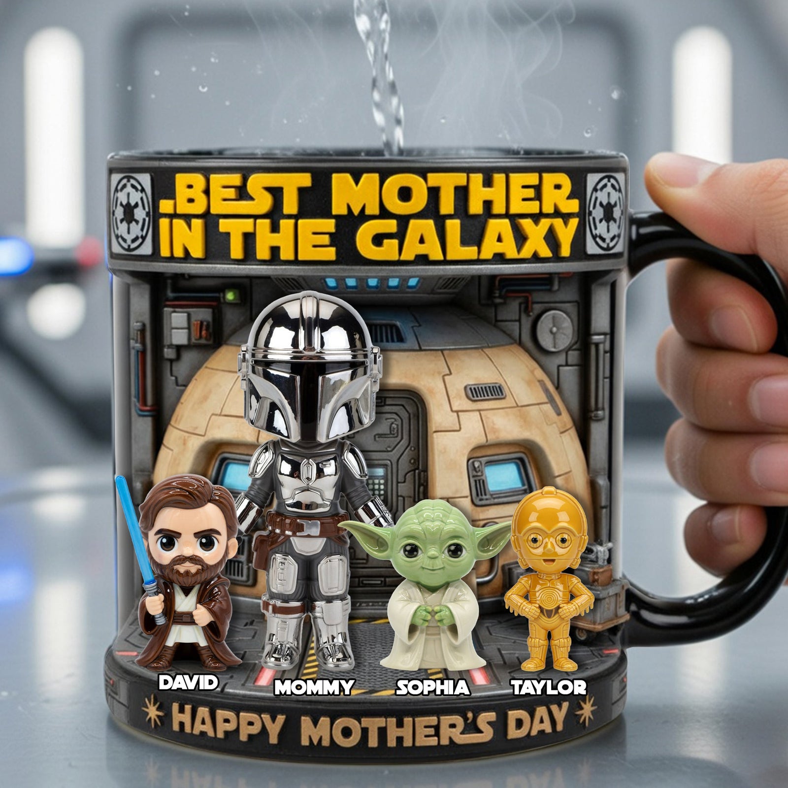 Starlight Mom Magic Coffee Mug - Personalized Gift For Moms 03OHLU160426