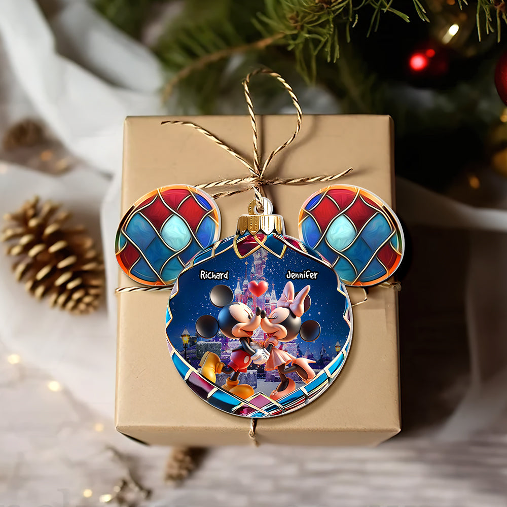 Personalized Gift For Couple Christmas Ornament 02OHQN201124 - Ornament - GoDuckee