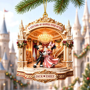 Happily Ever After Ornament - Personalized Christmas Gifts For Couple 11ttqn061026