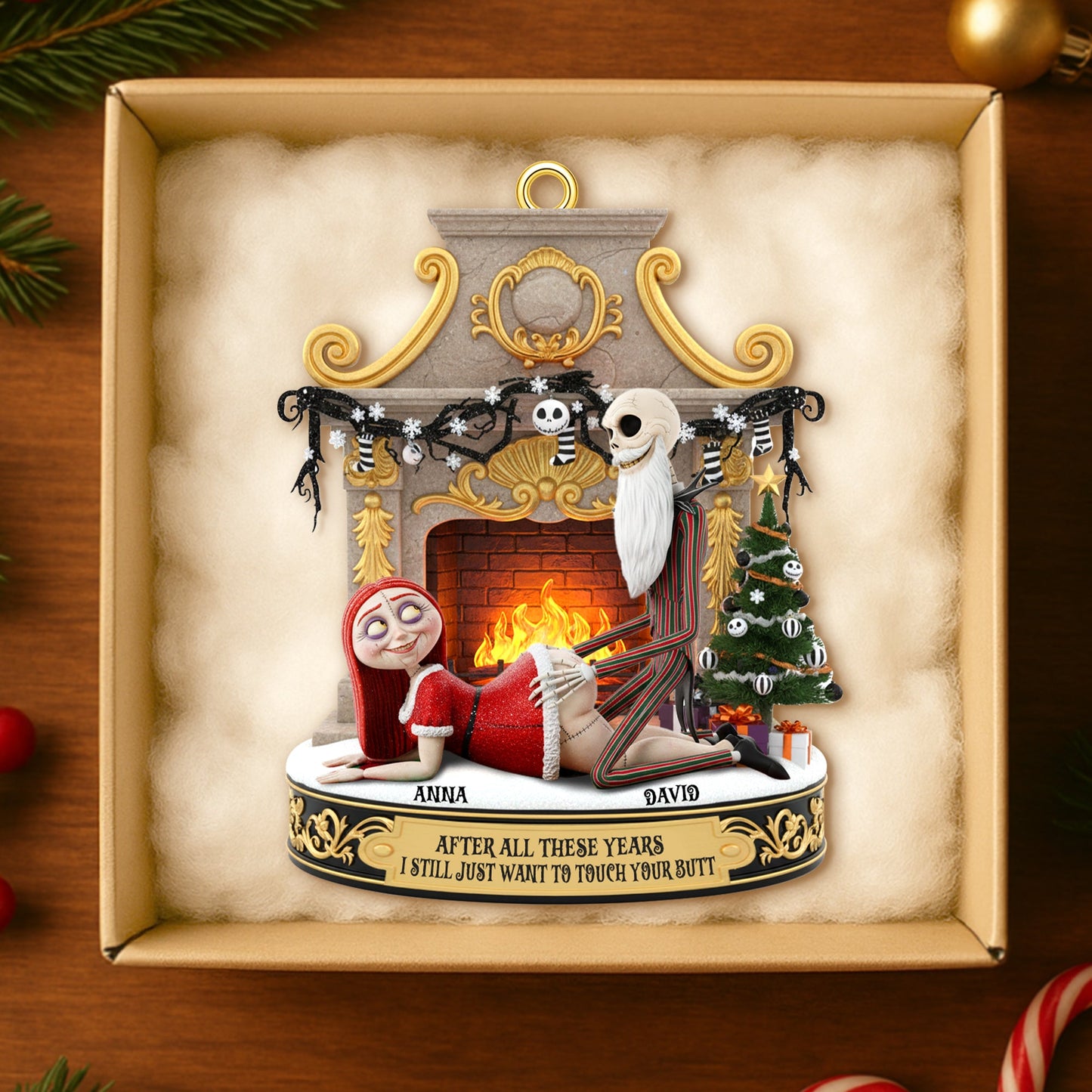 Personalized Gifts For Couple Christmas Ornament 04ohtn230925