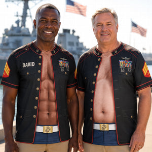 Proud Service Military Shirt - Personalized Gifts For Veterans 01huqn220826